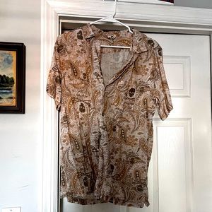 Sea shepherd Short sleeve patterned  button up